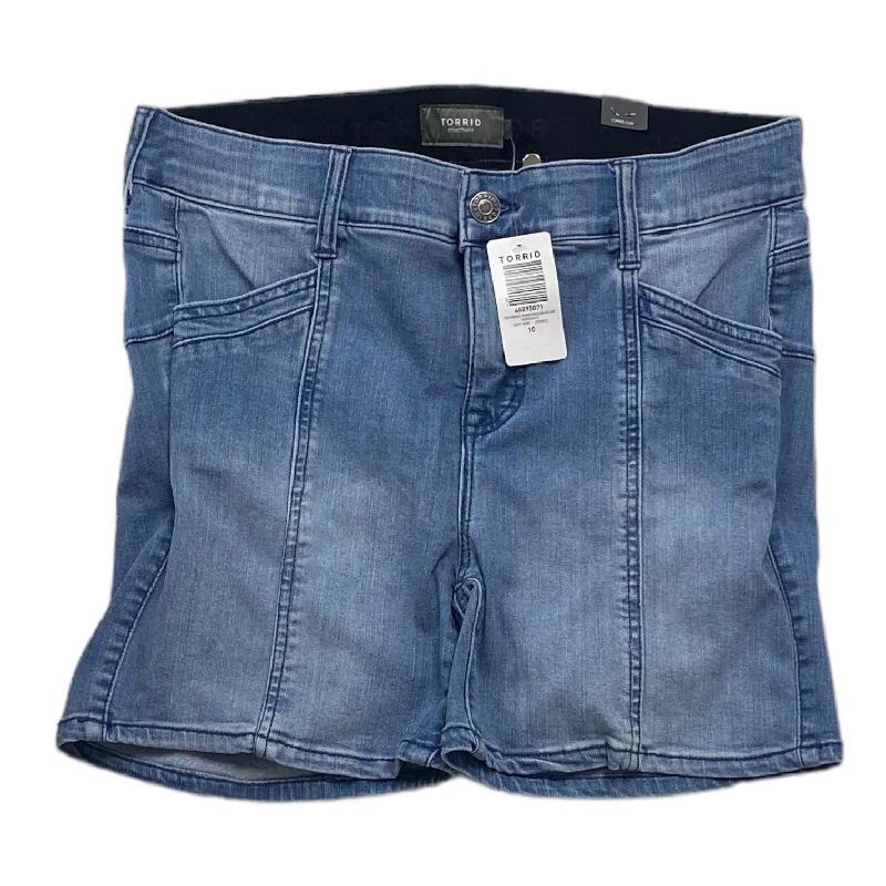Blue Denim Shorts Torrid, Size 10 Cclassic Men's Tweed