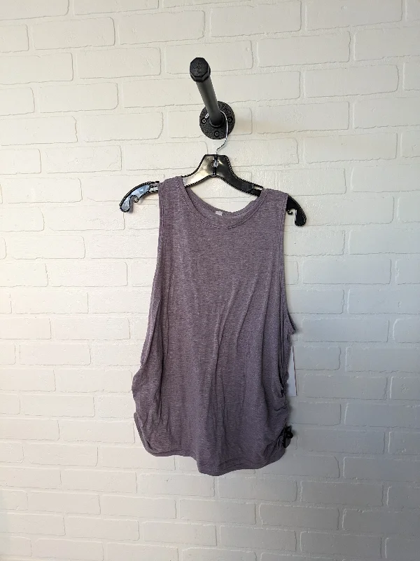 Athletic Tank Top By Lululemon  Size: L Sleek Men's Contemporary 