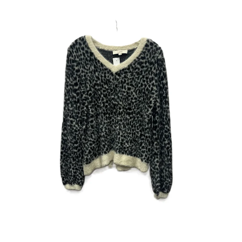 Sweater By Loft In Animal Print, Size: M Cozy Men's Winter