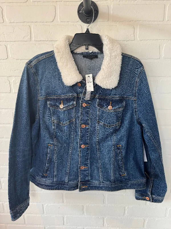 Jacket Denim By Talbots In Blue Denim, Size: Xl Luxurious Men's High