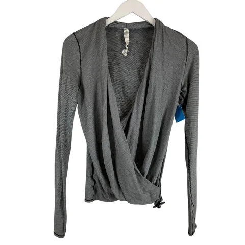 Athletic Top Long Sleeve Crewneck By Lululemon In Grey, Size: 2 Elegant Men's Cashmere