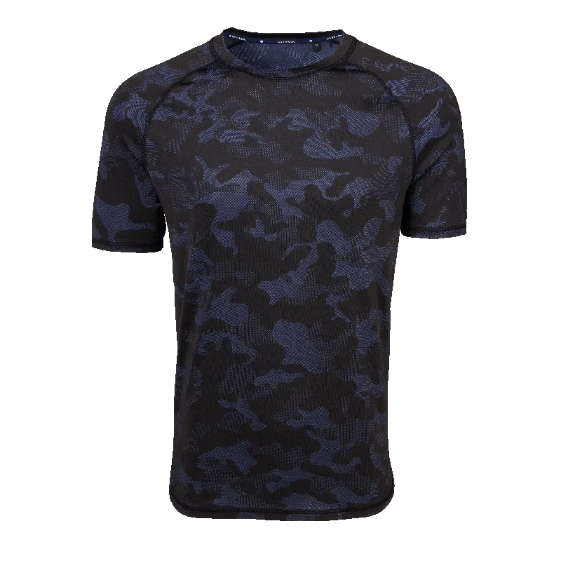 Camo Kennebec Short Sleeve Sport Tee Vintage Men's 1970S Disco
