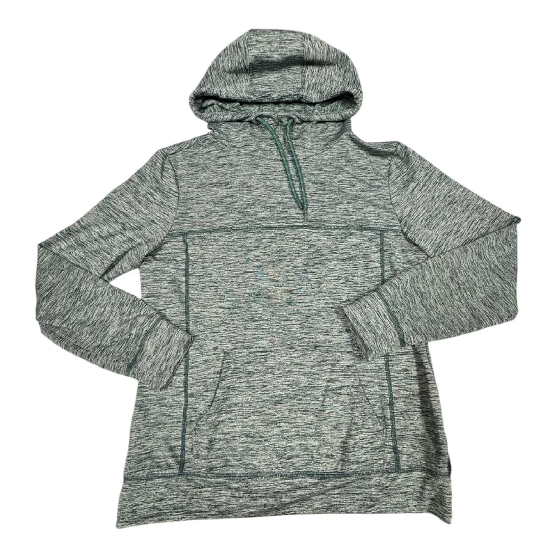 Athletic Top Long Sleeve Hoodie By CRANE In Green, Size: S Youthful Men's Anime