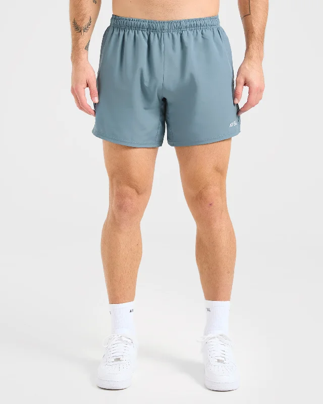 Core 5" Shorts - Ocean Mist Cool Men's Distressed