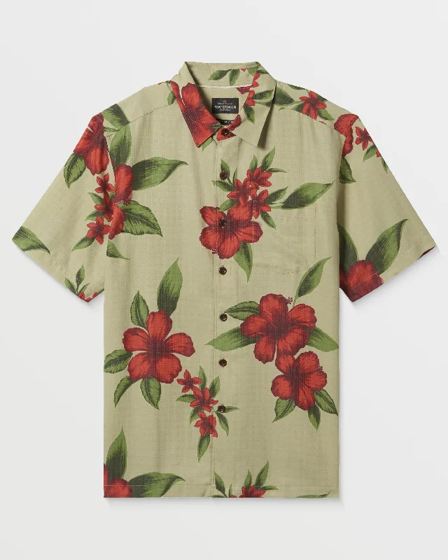 Waterman Outer Reef Shirt - Overcast Bold Men's Statement
