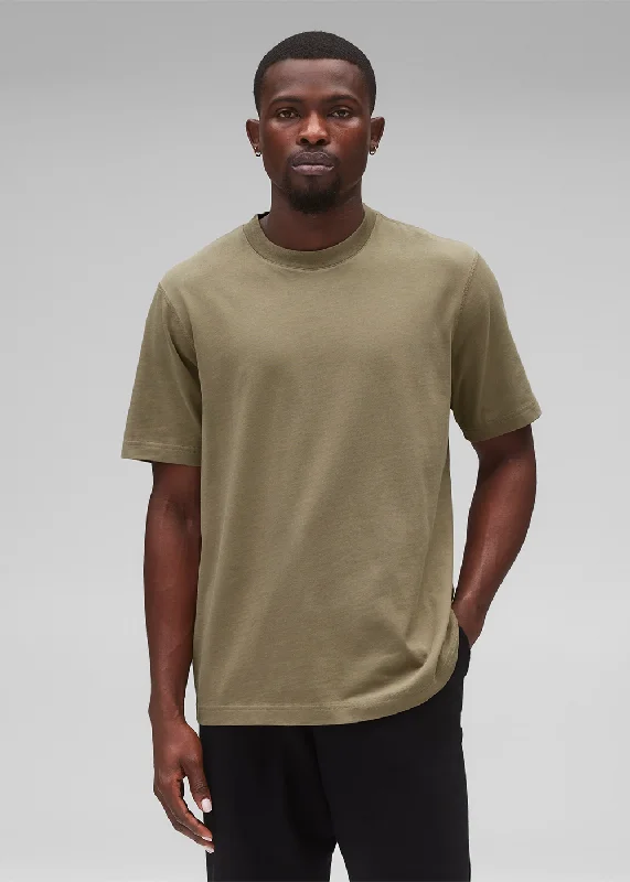 Midweight Jersey Standard T-Shirt Sleek Men's Contemporary 