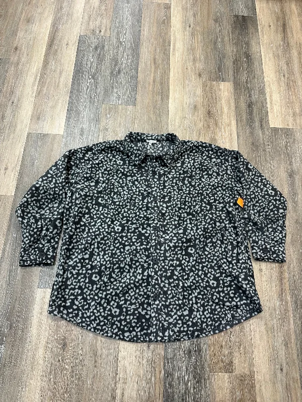 Jacket Shirt By Maurices In Animal Print, Size: 2x Trendy Men's Bucket