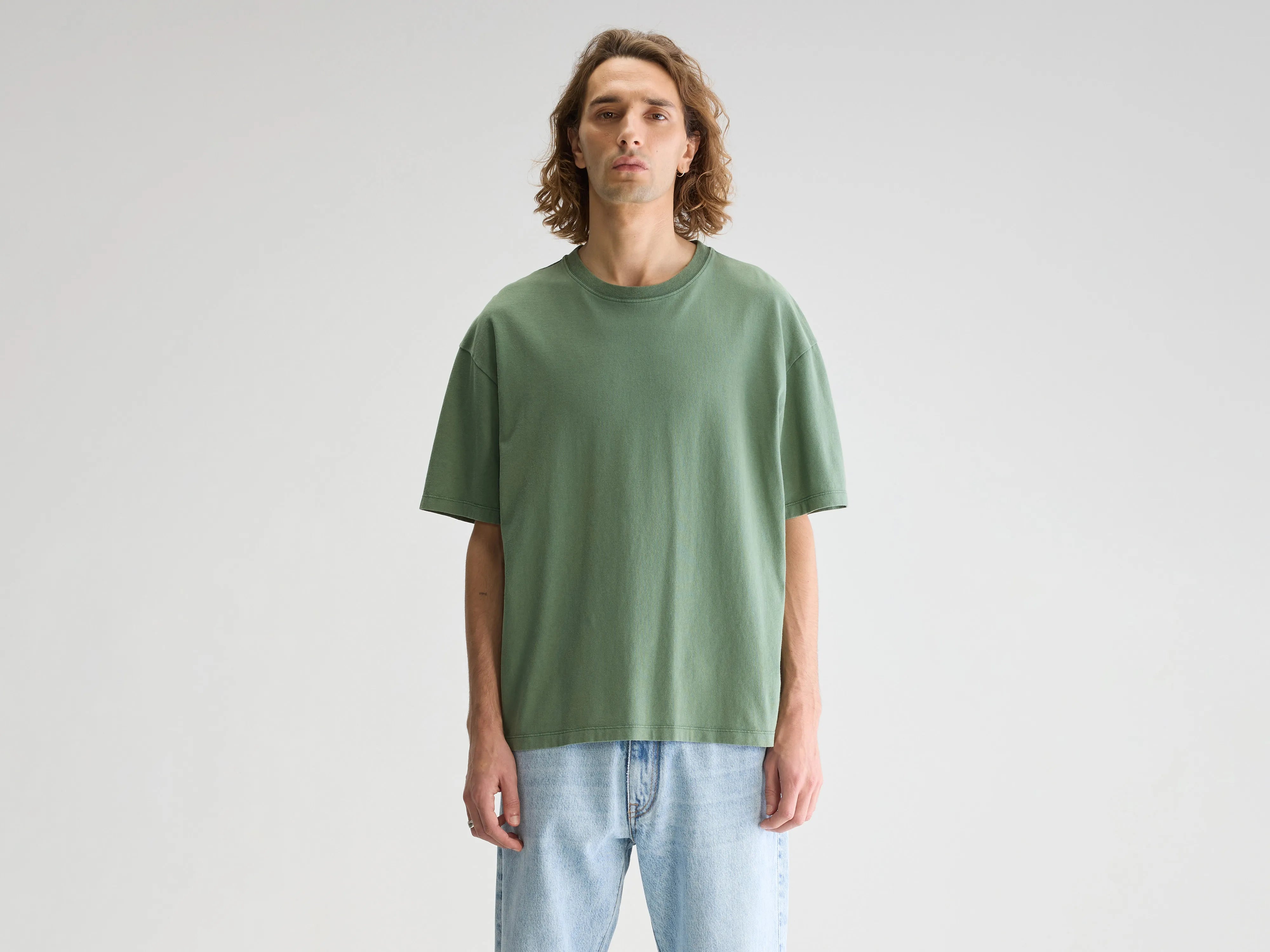 Vouch short-sleeve t-shirt (251 / M / CACTUS) Unique Men's Upcycled
