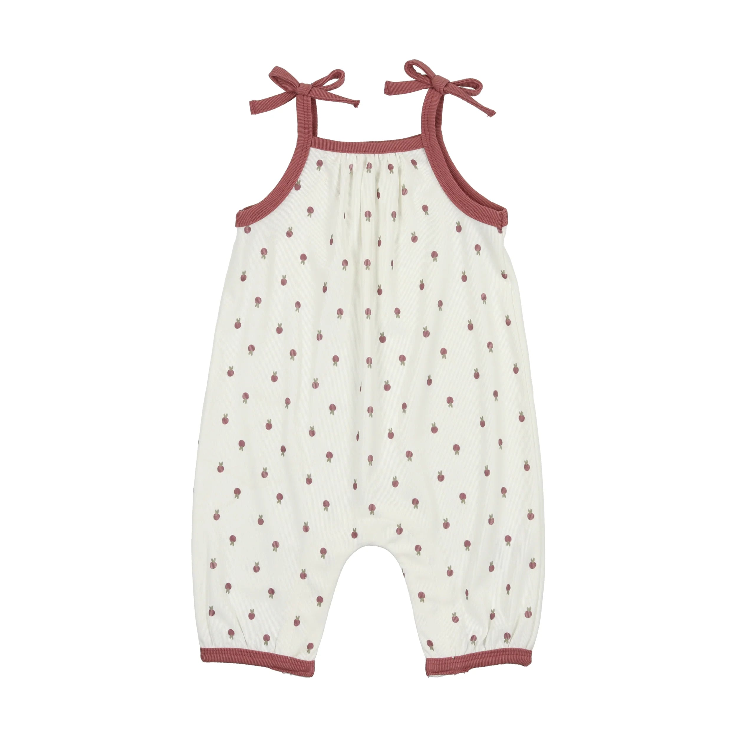 Ribbed Berry Baby Romper Sophisticated Men's French