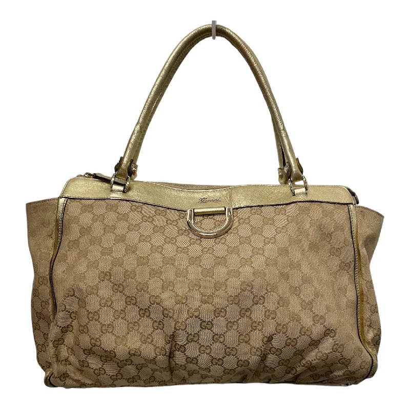 GUCCI/Tote Bag/Monogram/Cotton/BEG/Canvas Abbey Shoulder Bag Traditional Men's Country