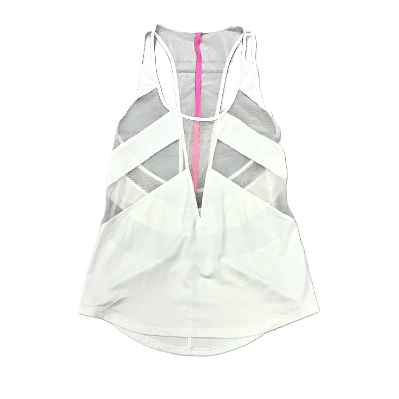 Pink & White Athletic Tank Top By Lululemon, Size: S Edgy Men's Punk