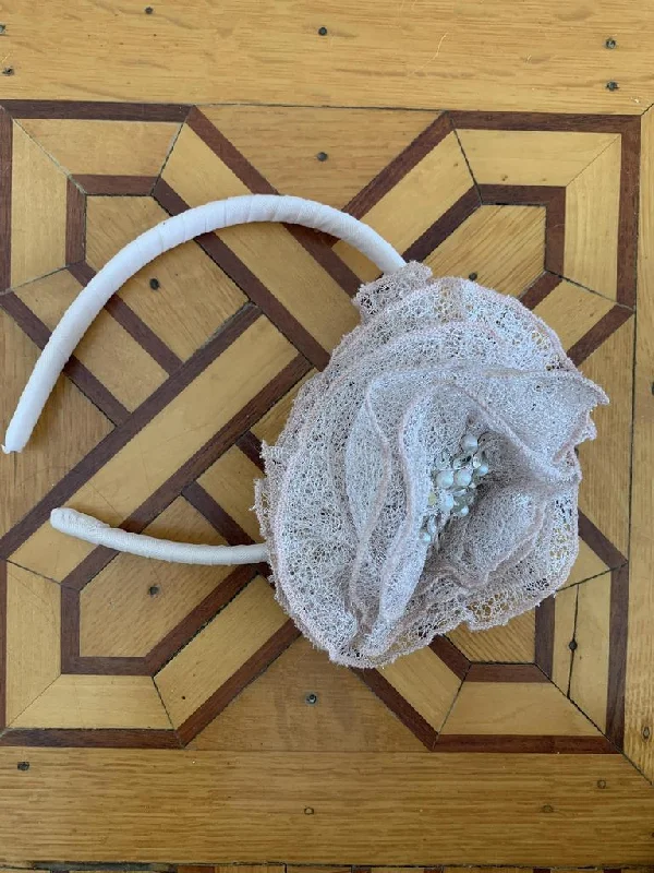 Blush Glitter Clip or Headband Traditional Men's Wool