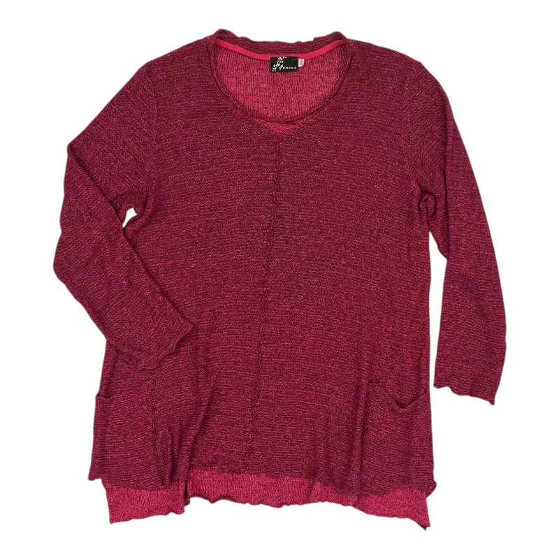 Top Ls By Fenini In Pink, Size:Xl Dynamic Men's Moto