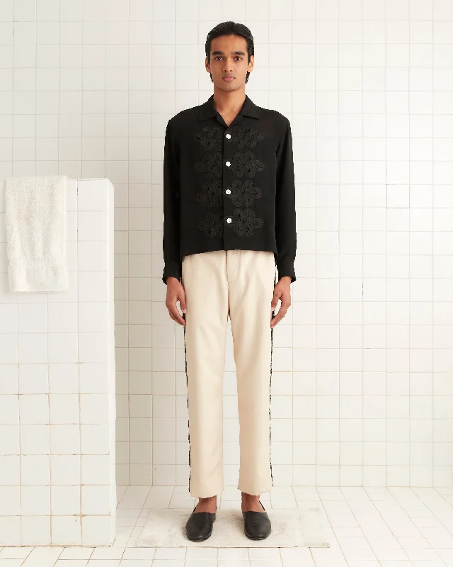 Ribbon Garland Shirt - Black Dynamic Men's Glow