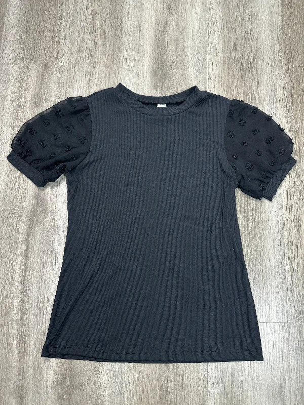 Top Short Sleeve By B In Black, Size: M Modern Men's 