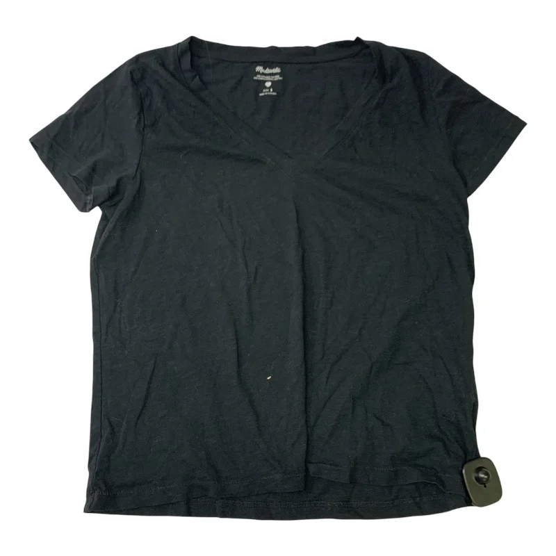 Top Short Sleeve Basic By Madewell In Black, Size: S Preppy Men's College