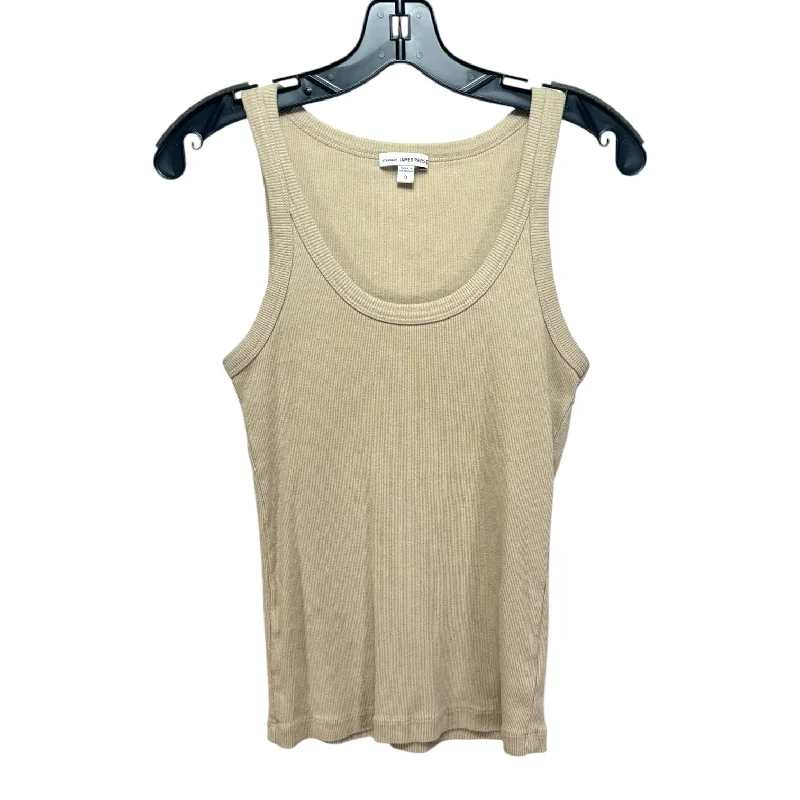 Top Sleeveless By James Perse In Beige, Size: Xs British Gentleman Style