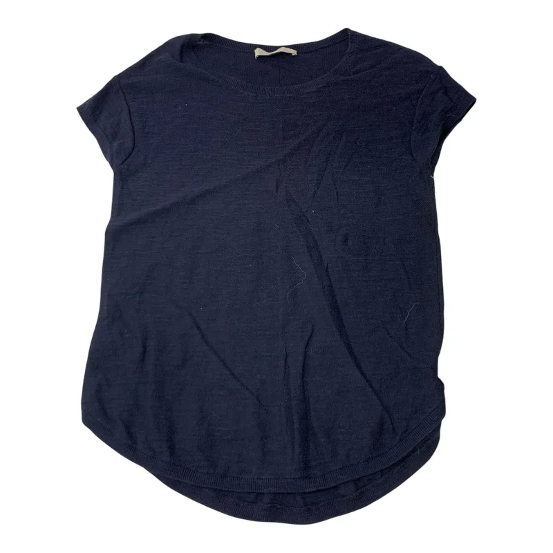 Top Short Sleeve By Loft In Navy, Size: S Refined Men's Classic 