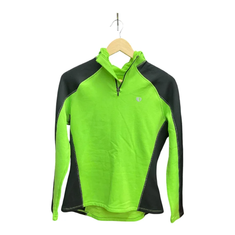 Athletic Top Long Sleeve Hoodie By Pearl Izumi In Black & Green, Size: L Refined Men's Velvet Athletic Top Long Sleeve Hoodie By Pearl Izumi In Black & Green, Size: L Refined Men's Velvet