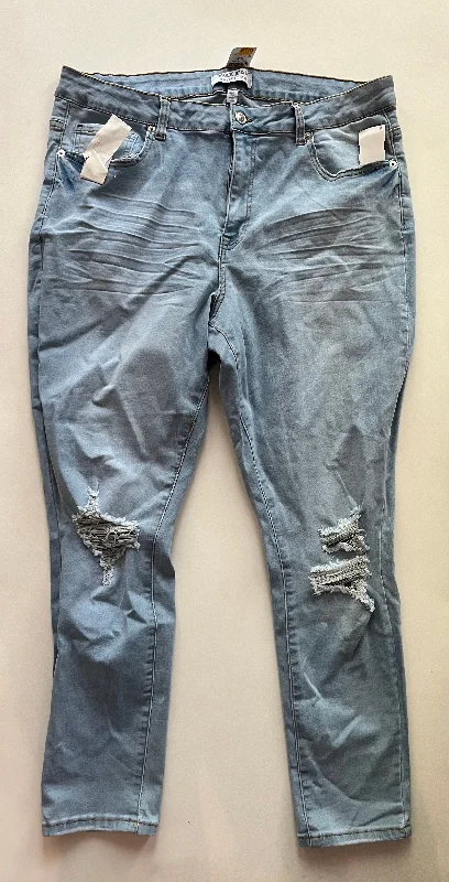 Denim Jeans Skinny Wax Jeans, Size 18 Tough Men's Military