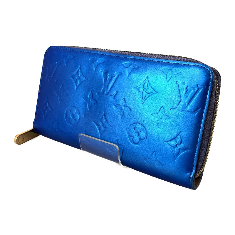LOUIS VUITTON/Long Wallet/Blue/Leather/ZIPPY WALLET_MONOGRAM EMPREINTE/M60747 Dynamic Men's High