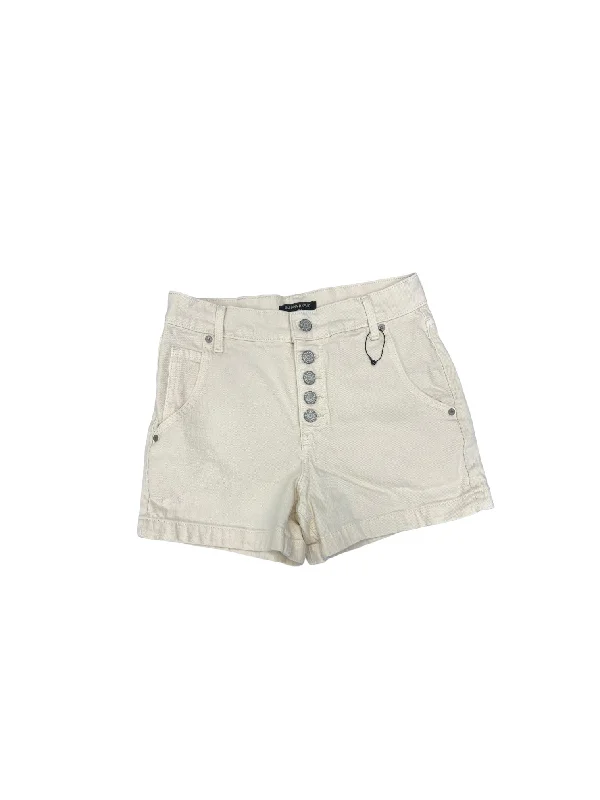 White Shorts Banana Republic, Size 0 Polished Men's Silk