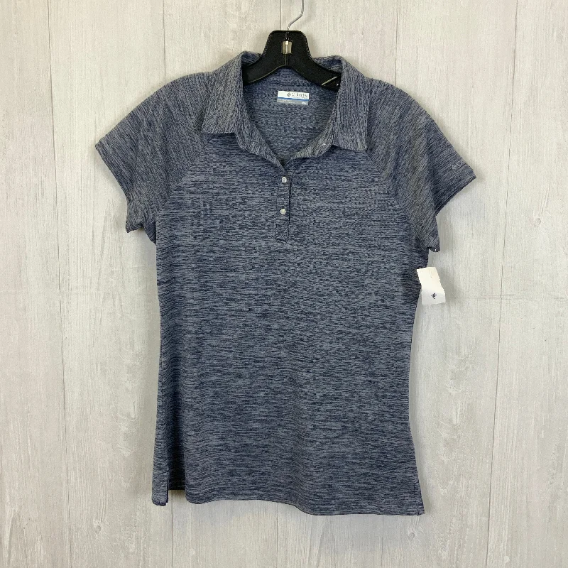 Athletic Top Short Sleeve By Columbia In Blue, Size: M Cool Men's Skate