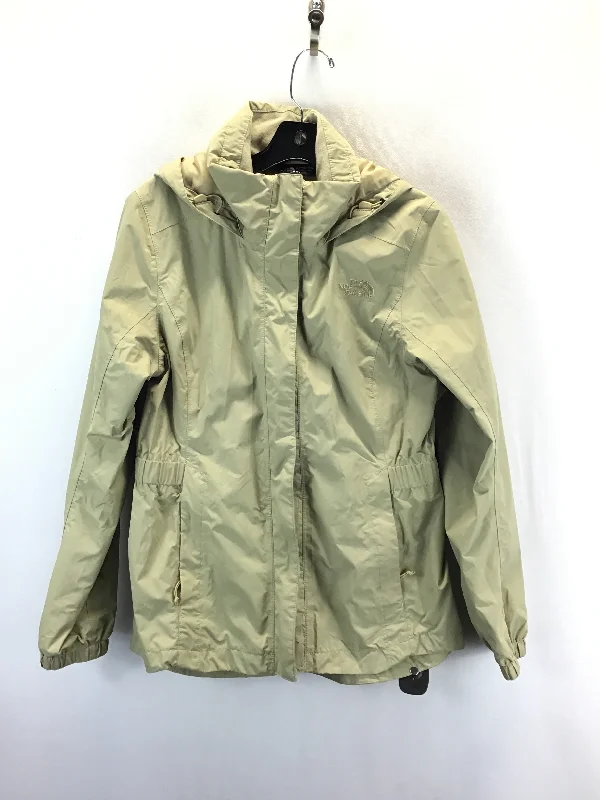 Athletic Jacket By The North Face In Tan, Size: M Sporty Men's Tennis