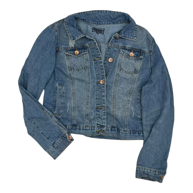 Jacket Denim By Ci Sono In Blue Denim, Size:Xl Tough Men's Military