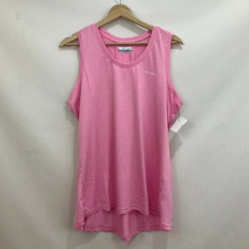 Pink Athletic Tank Top Columbia, Size L Casual Men's Japanese 