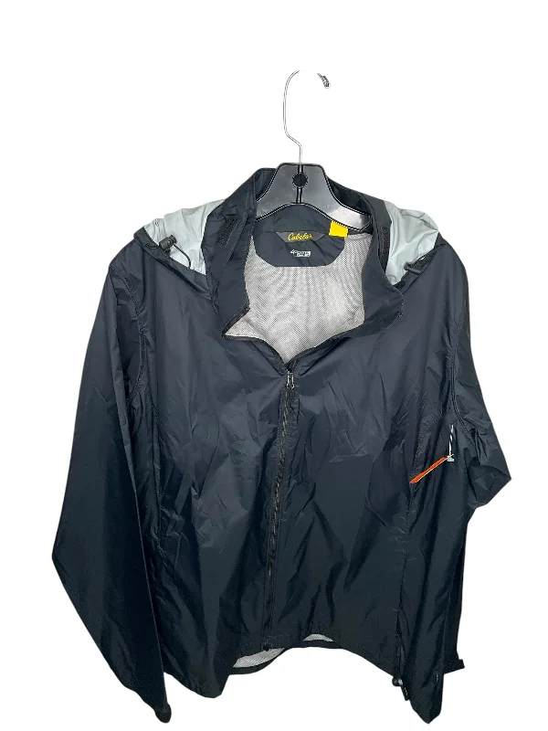 Jacket Windbreaker By Cabelas In Black, Size: 2x Elegant Men's Formal 