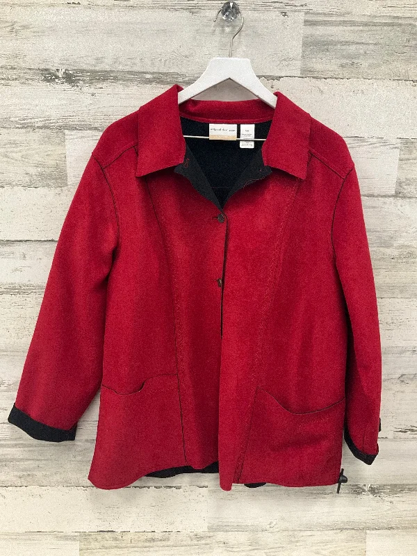 Jacket Other By Alfred Dunner In Red, Size: 16 Artistic Men's Hand