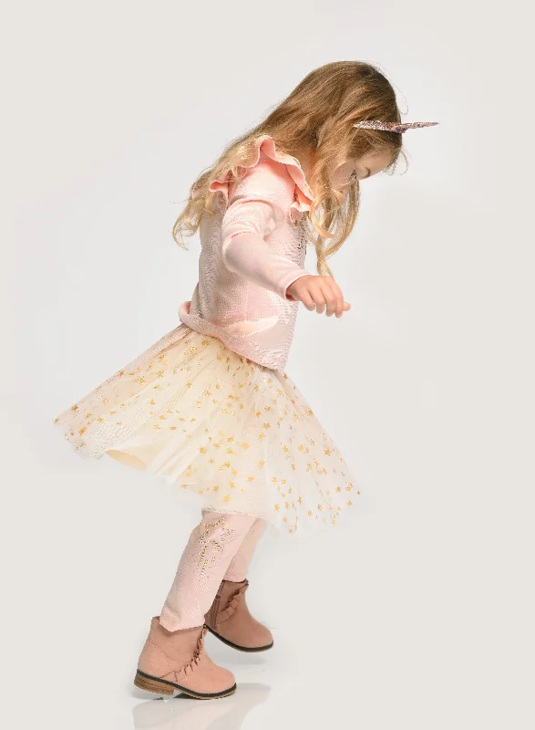 Star Mesh Tutu Skirt Laid