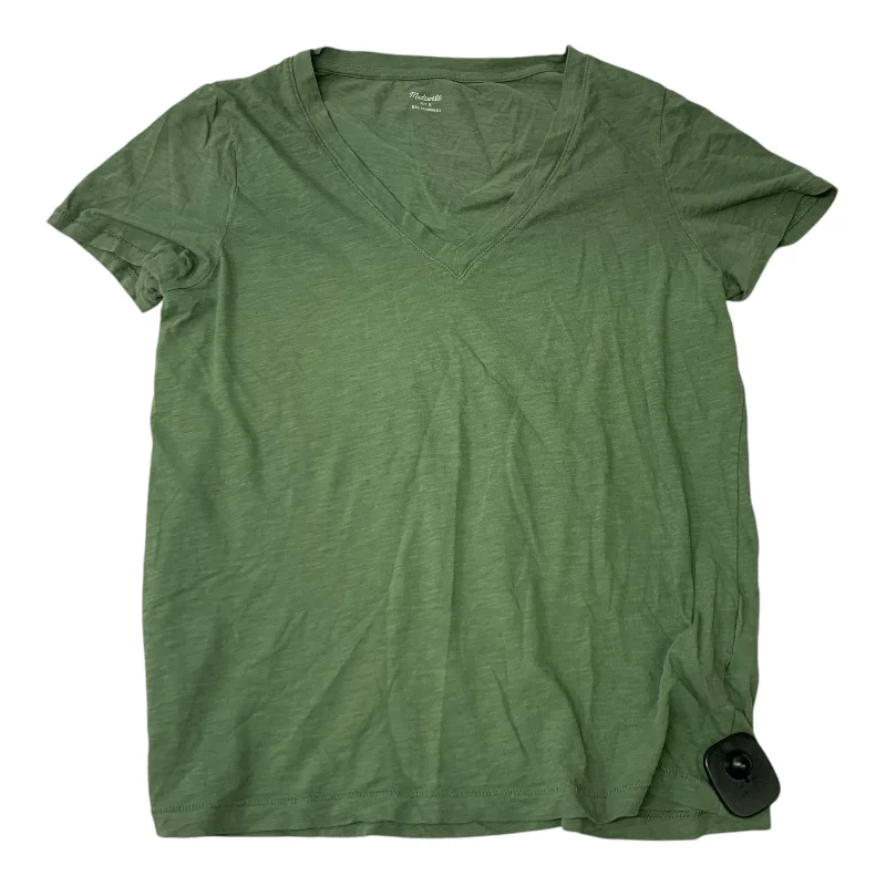 Top Short Sleeve Basic By Madewell In Green, Size: S Casual Men's Short