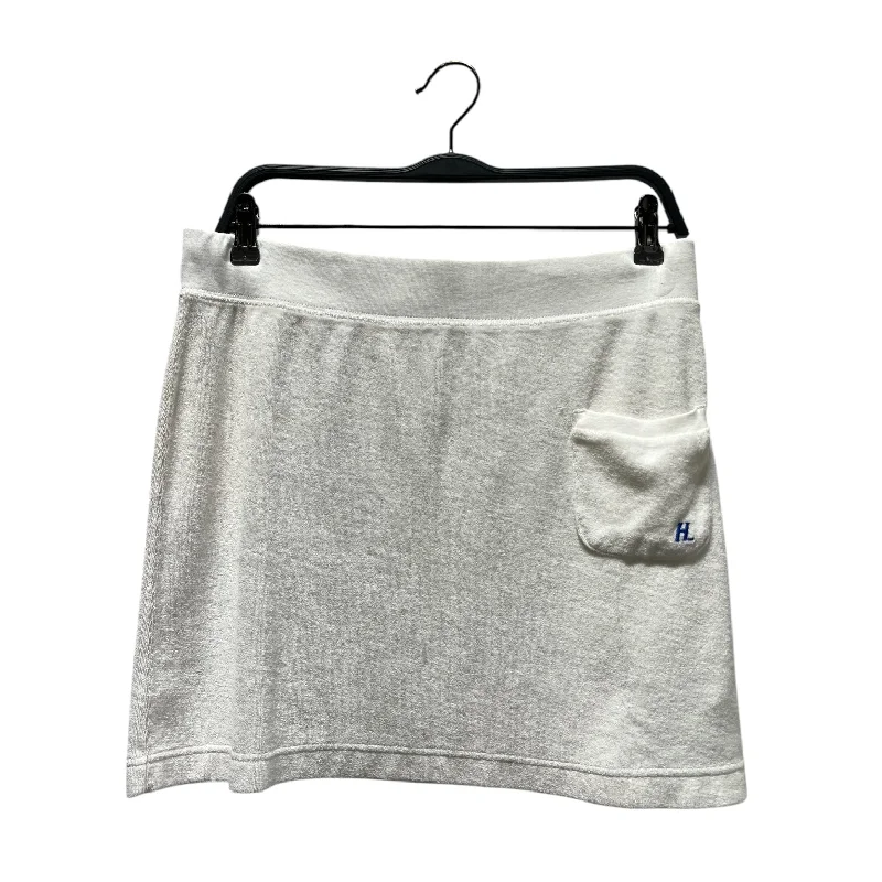 Helmut Lang/Skirt/WHT/TOWEL SKIRT Monochromatic Office Style