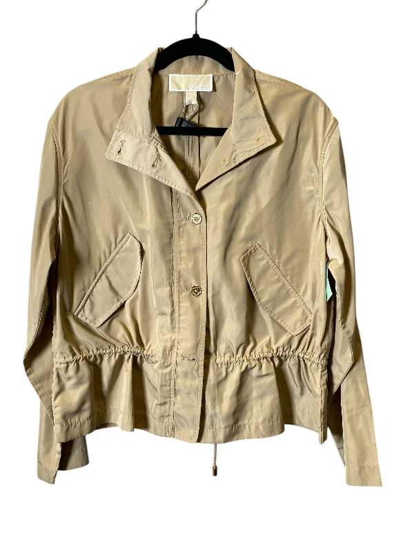 Jacket Designer By Michael Kors In Beige, Size: M Business