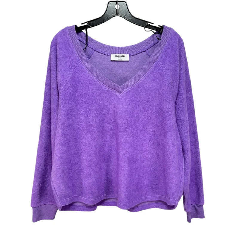 Athletic Fleece By Double Zero In Purple, Size: S Classic Men's Pin
