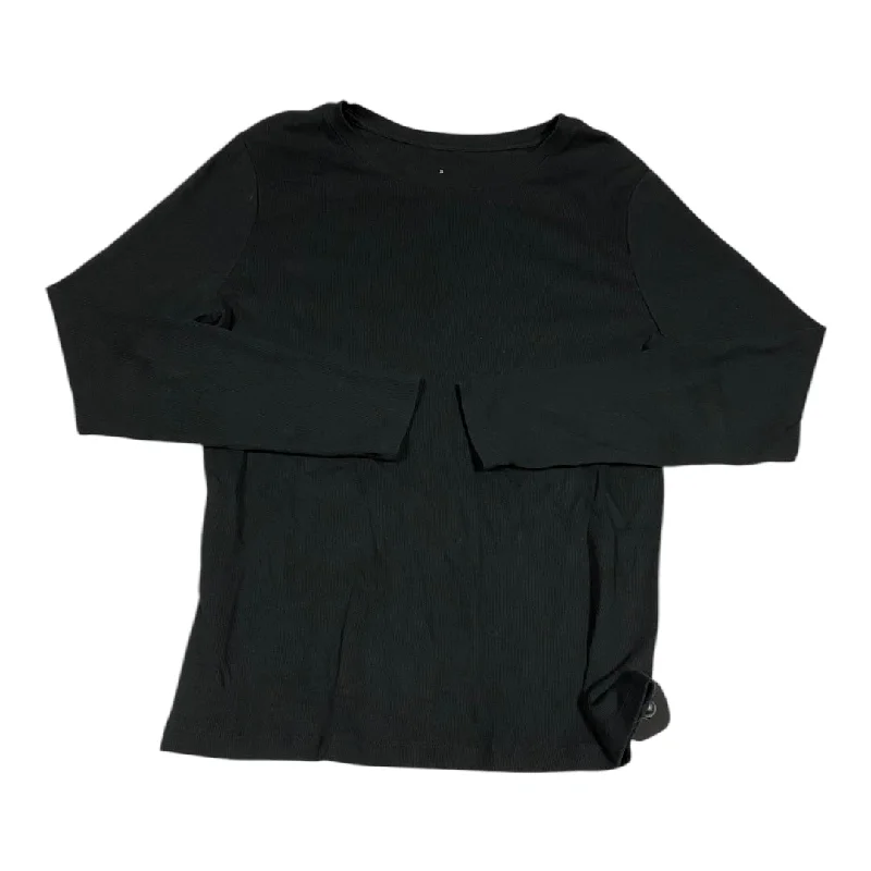 Top Ls Basic By A New Day In Black, Size:Xl Sophisticated Men's 