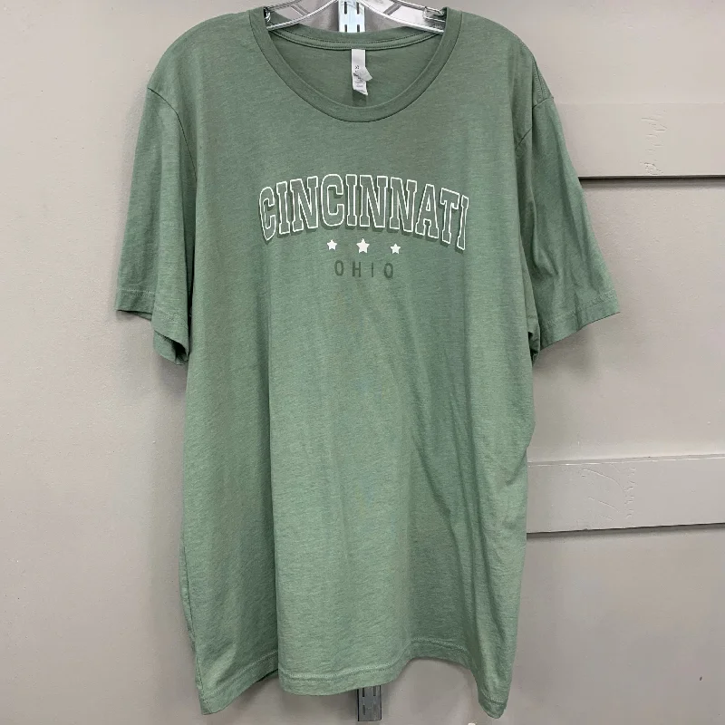 Top Short Sleeve Basic By Canvasback In Green, Size: 2x Trendy Men's Bucket