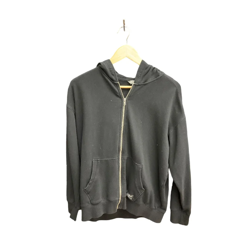 Athletic Jacket By Eddie Bauer In Black, Size: M Masculine Men's 