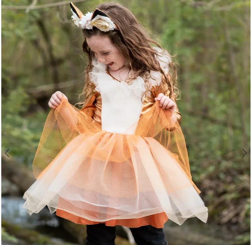 Woodland Fox Dress with Headband Artistic Men's Hand
