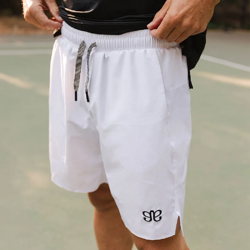 Grit Shorts, White Traditional Men's Wool