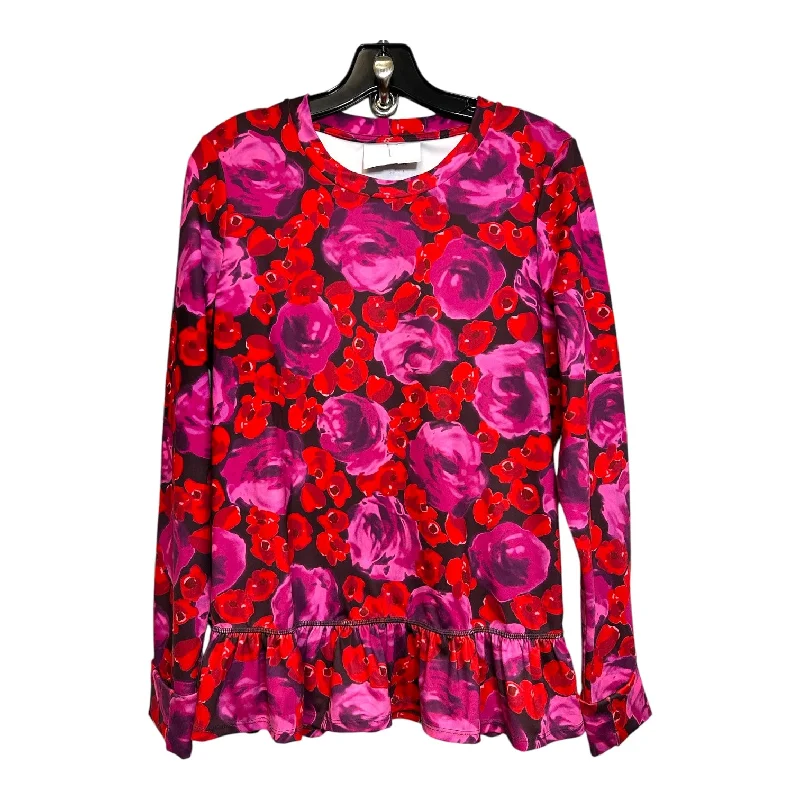 Top Long Sleeve By Kate Spade In Rose, Size: L Dapper Men's Bow