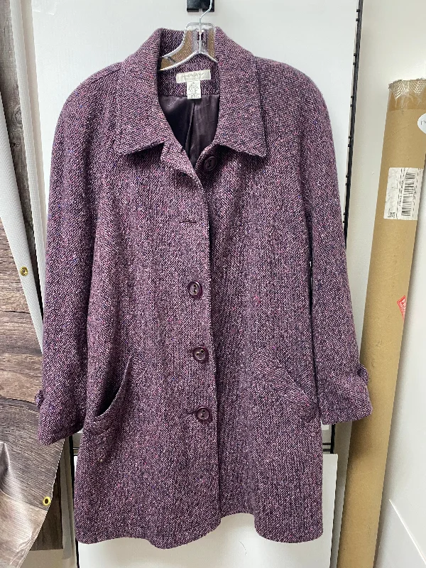 Coat Peacoat By Preston And New York In Mauve, Size: 2x Earthy Men's Hemp