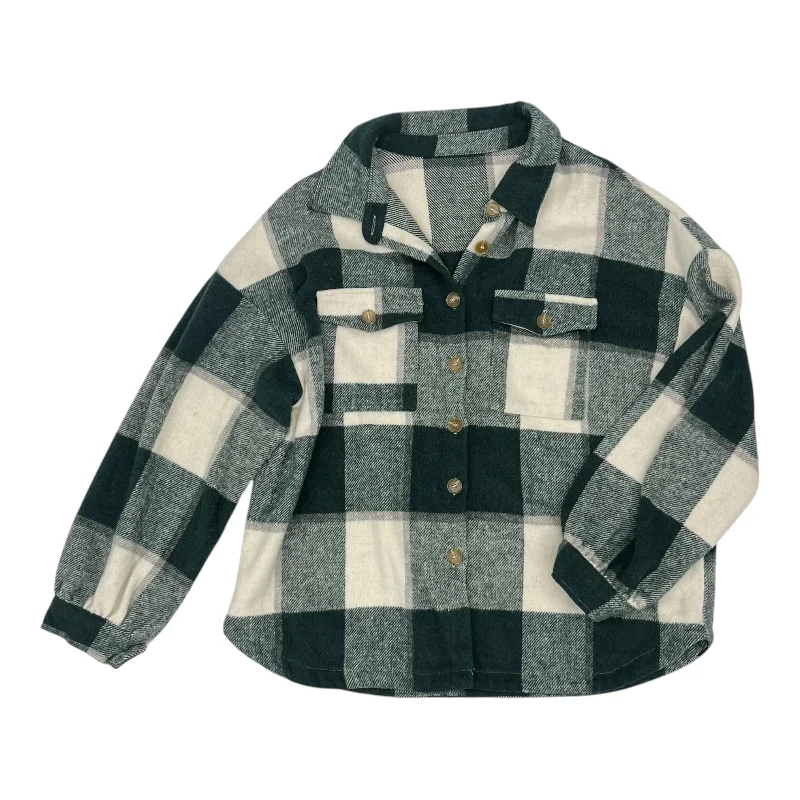 Jacket Shirt By Clothes Mentor In Green, Size:2X Tough Men's Military