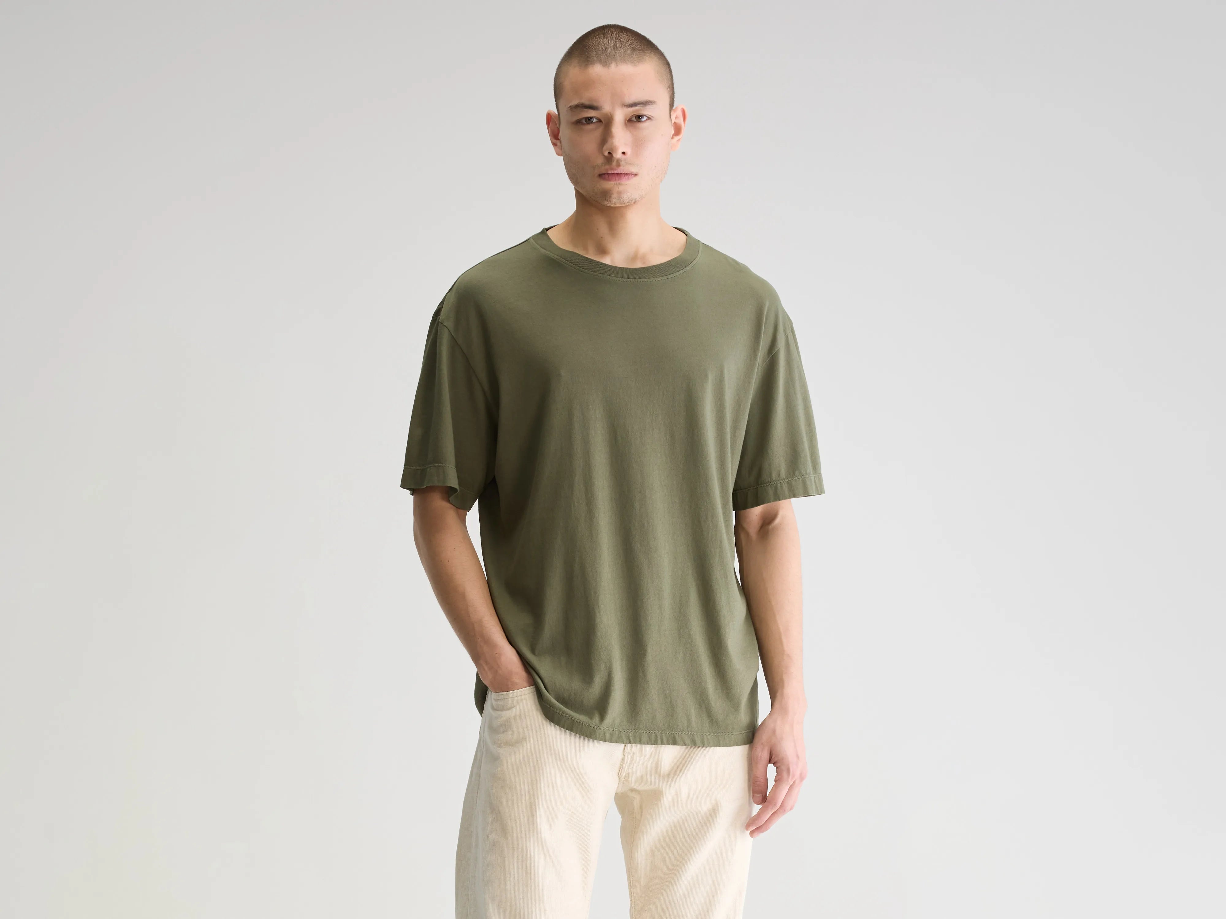 Vanice short-sleeve t-shirt (251 / M / THYME) Stylish Men's Neon