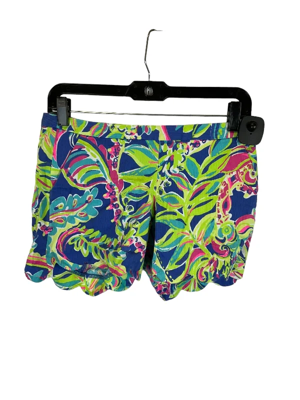 Blue Shorts Designer Lilly Pulitzer, Size 00 Refined Men's Velvet