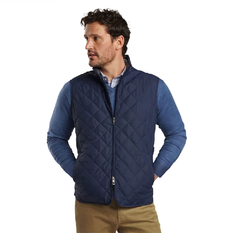 Peter Millar Essex Vest - Navy Dynamic Men's Moto