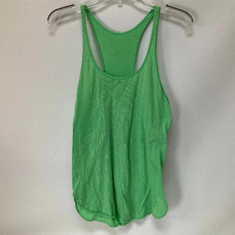 Green Athletic Tank Top Lululemon, Size 4 Cozy Men's Winter