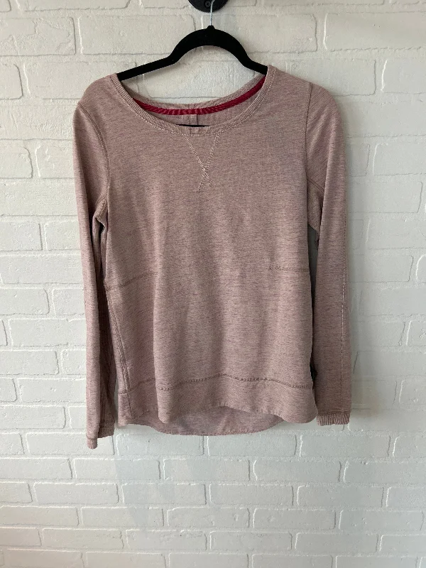 Athletic Top Long Sleeve Crewneck By Lululemon In Pink, Size: S Masculine Men's 